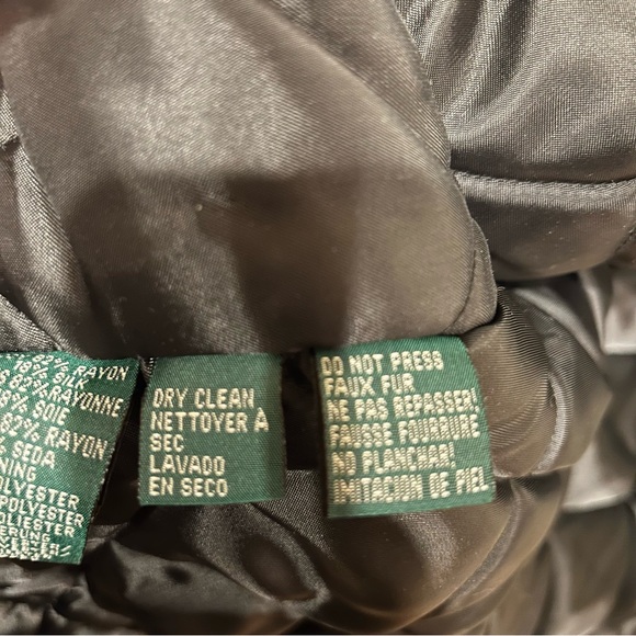 Ralph Lauren Black Winter Coat - Picture 8 of 8